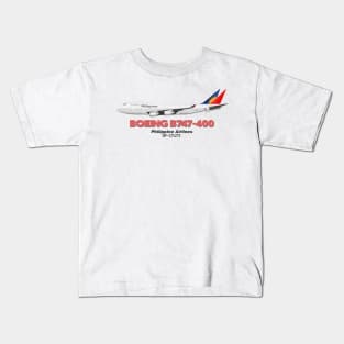 Boeing B747-400 - Philippine Airlines Kids T-Shirt